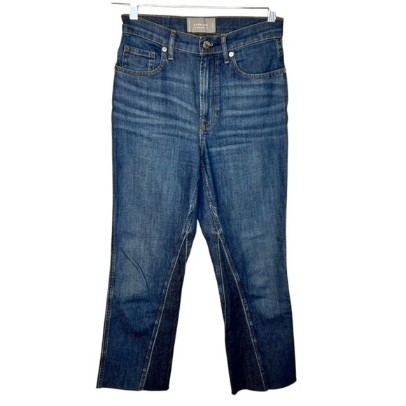 Everlane Womens The Cheeky Bootcut Jeans Size 26 Denim High Waist Raw Hem - Picture 1 of 6